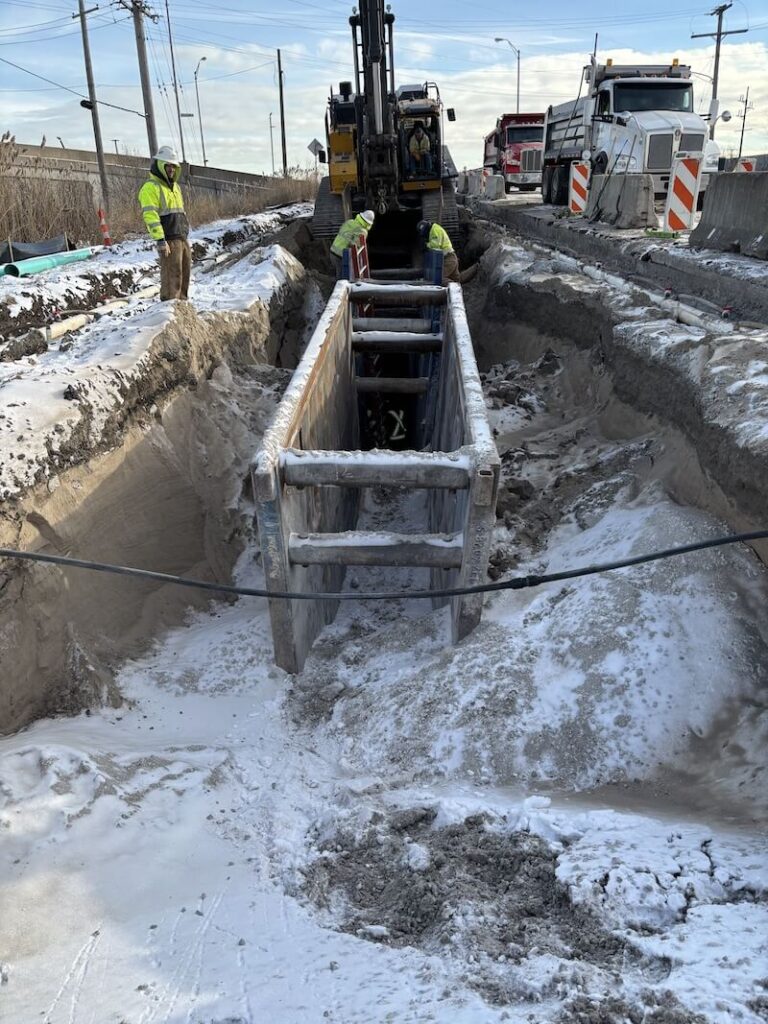 SYTE Corp team had at work on an utilities project.